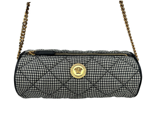 Versace Medusa Quilted Evening Sling Crossbody Bag