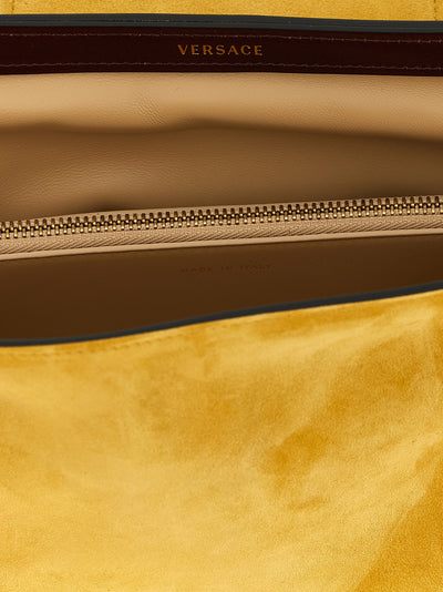 Versace Bicolor Calfskin Clutch Bag