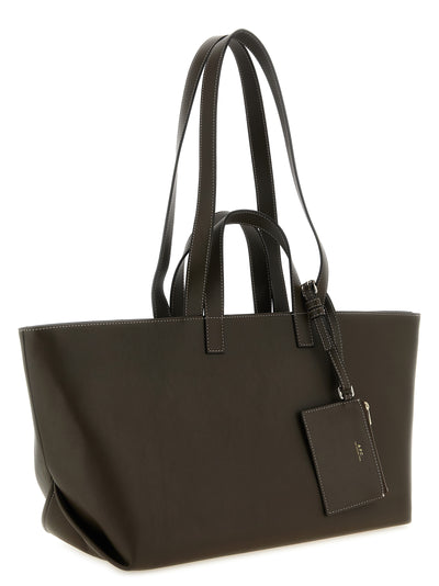 A.P.C. Brown Cowhide Tote Bag