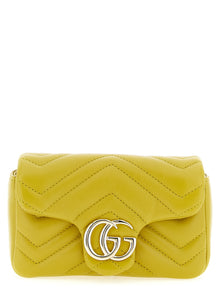 Gucci GG Marmont Mini Yellow Shoulder Bag