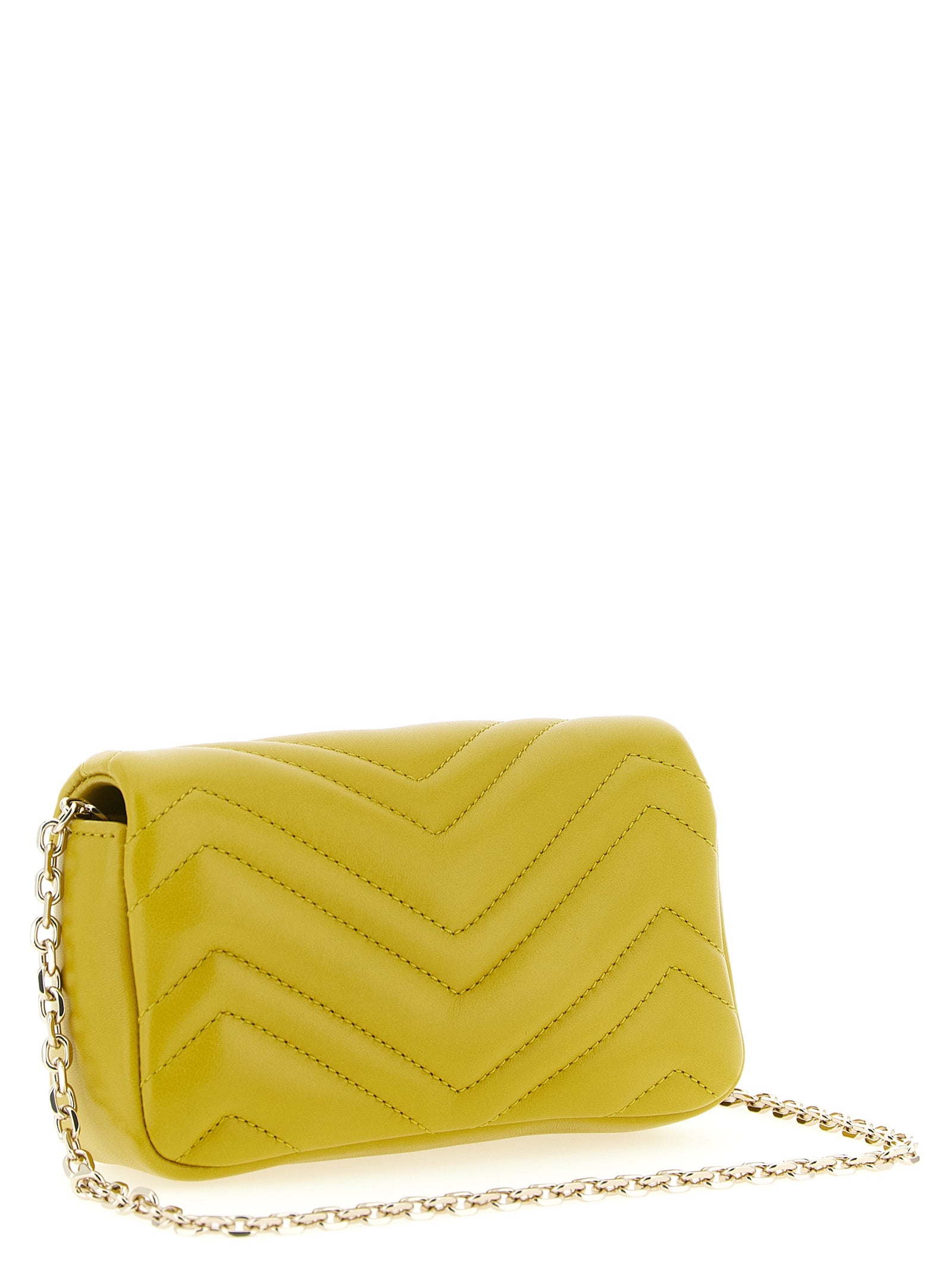 Gucci GG Marmont Mini Yellow Shoulder Bag