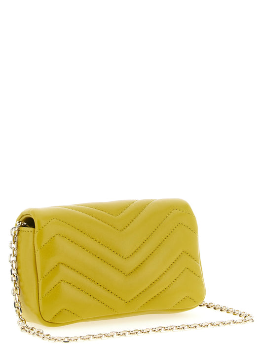 Gucci GG Marmont Mini Yellow Shoulder Bag