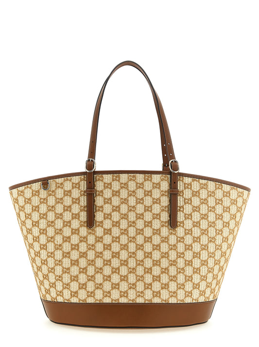 Gucci Brown Cotton Handbag