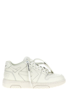 Off-White White Calfskin Low Top Sneakers