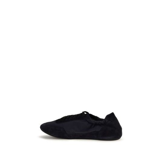 Prada Blue Calf Leather Bos Taurus Athletic Sneakers