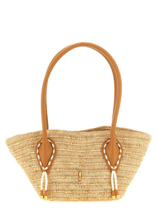 Christian Louboutin Beige Raffia Tote Bag