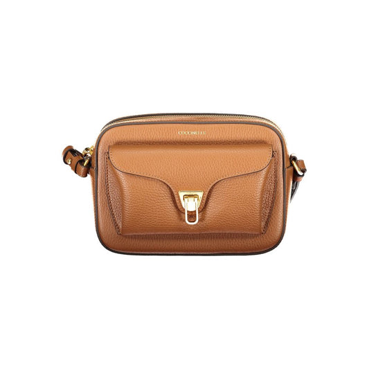 Coccinelle Marrone Leather Women Handbag