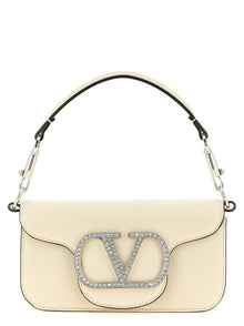 Valentino Garavani White Calfskin Shoulder Bag