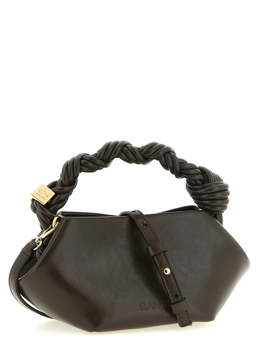 Ganni Brown Polyethylene Handbag