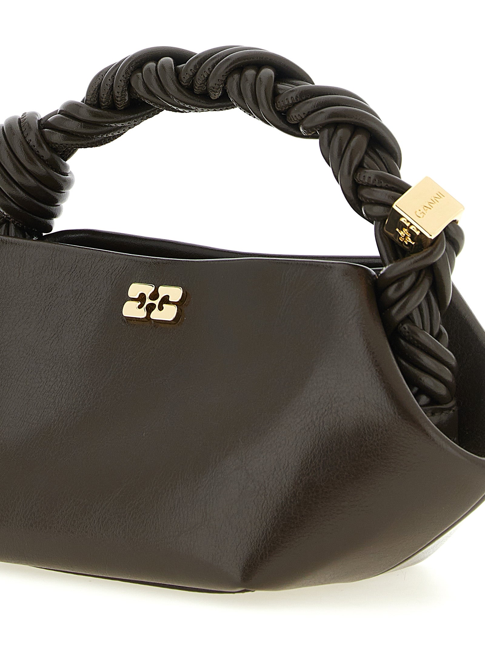 Ganni Brown Polyethylene Handbag