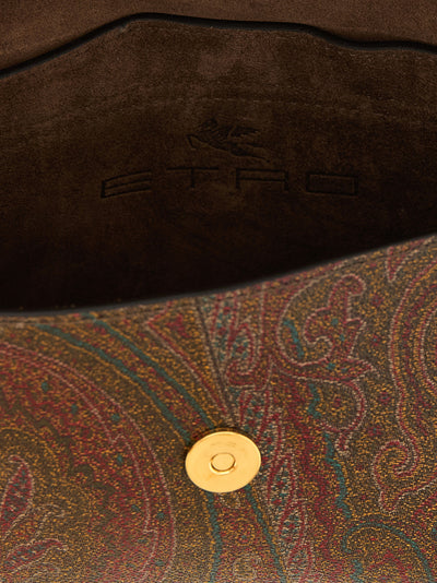 Etro Multicolor Cotton Shoulder Bag