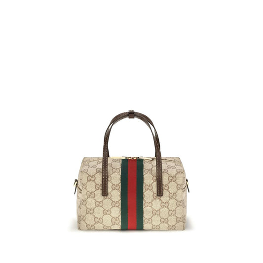 Gucci Mini Boston Beige GG Web Bag