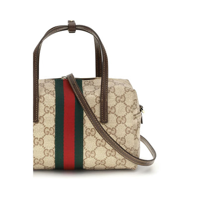 Gucci Mini Boston Beige GG Web Bag