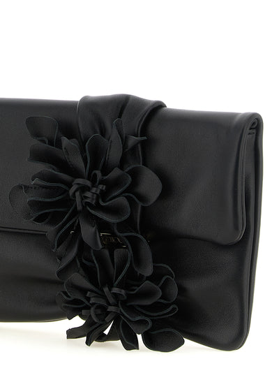 Jimmy Choo Black Lamb Leather Clutch Bag