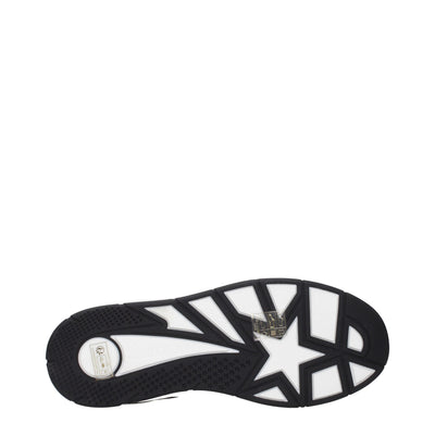 Jimmy Choo Black Leather Low Top Sneakers