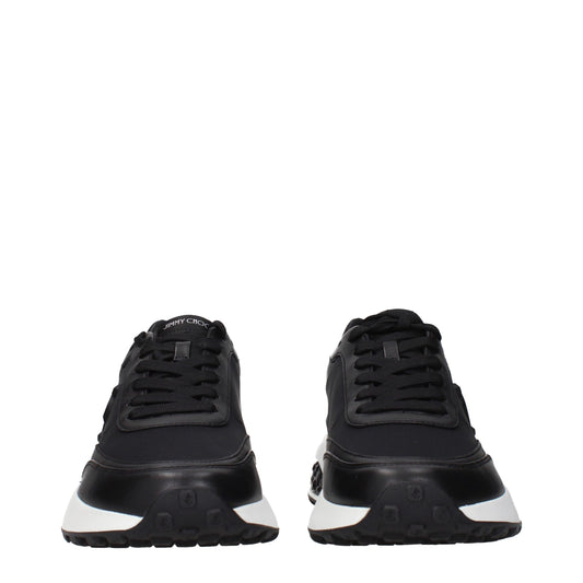Jimmy Choo Black Fabric Athletic Sneakers