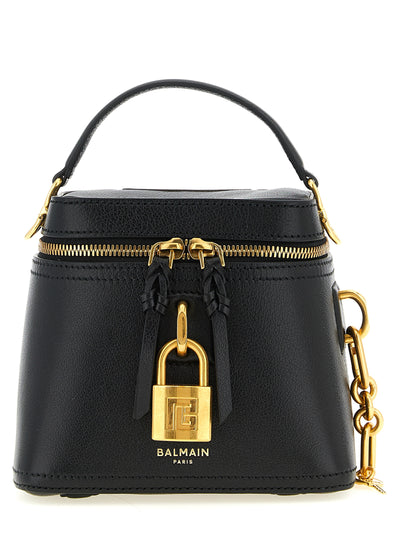 Balmain Black Calfskin Handbag