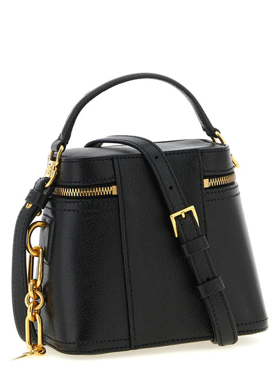 Balmain Black Calfskin Handbag