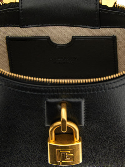 Balmain Black Calfskin Handbag