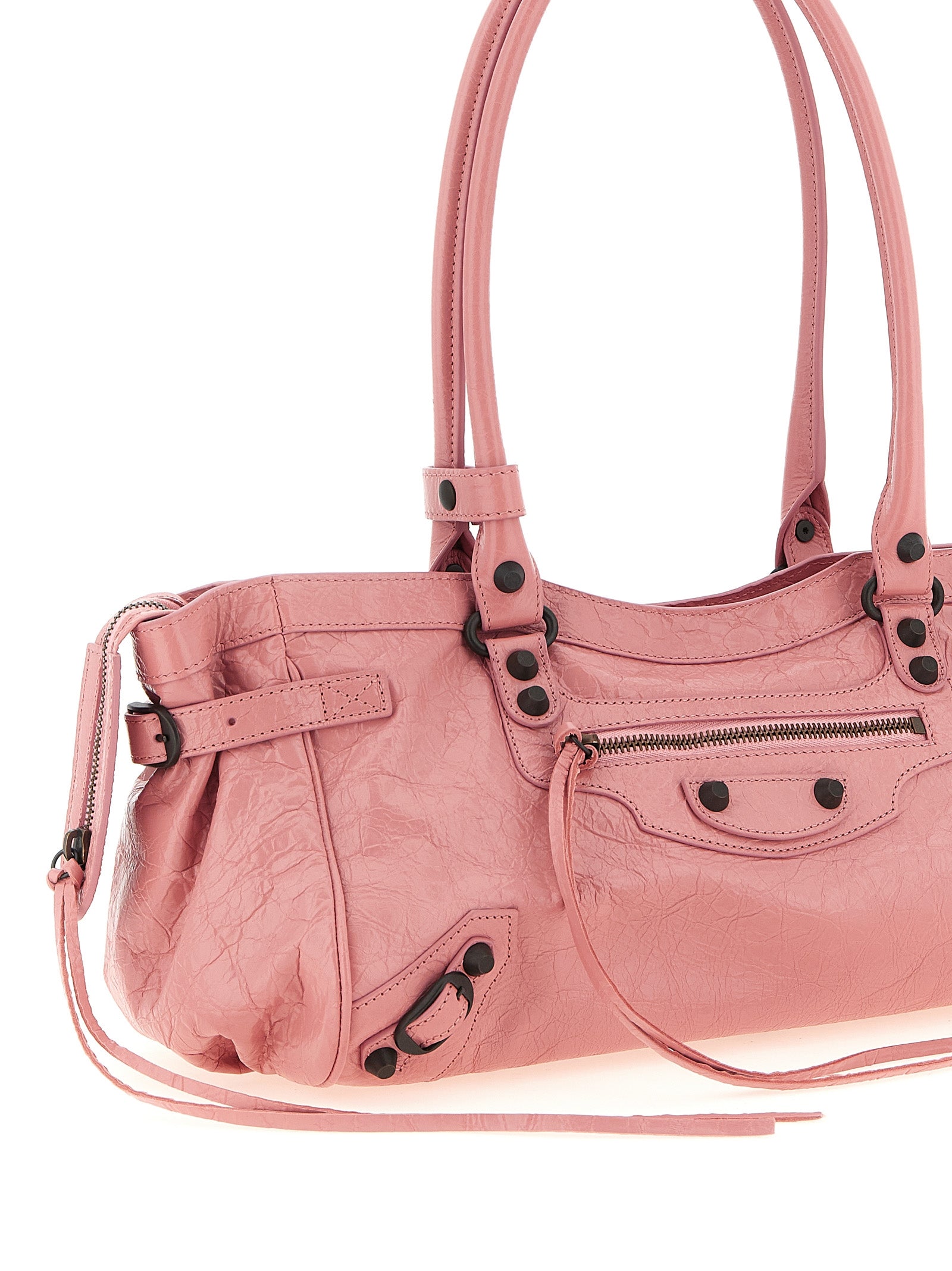 Balenciaga Multicolor Lamb Leather Shoulder Bag