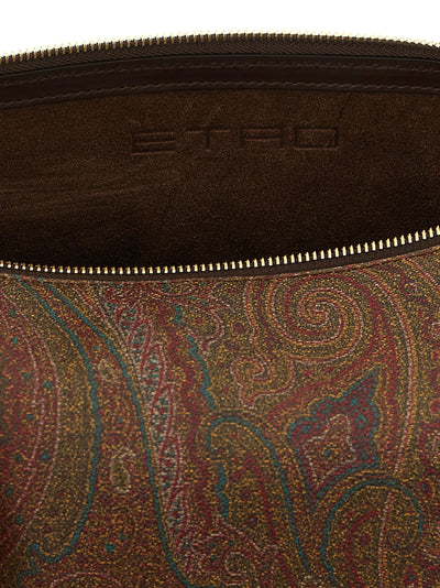 Etro Brown Cotton Crossbody Bag