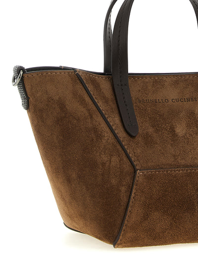 Brunello Cucinelli Brown Calfskin Handbag
