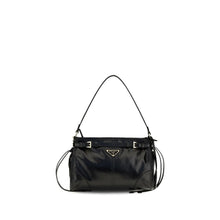 Prada Black Calf Leather Bos Taurus Handbag