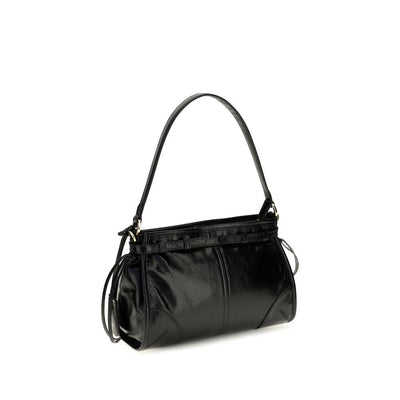 Prada Black Calf Leather Bos Taurus Handbag