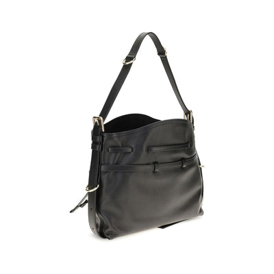 Givenchy Black Calf Leather Bos Taurus Backet Bag