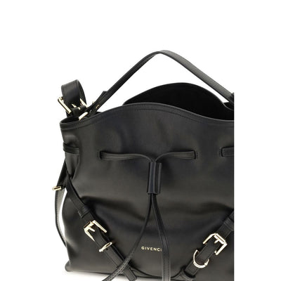 Givenchy Black Calf Leather Bos Taurus Backet Bag