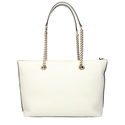 Jimmy Choo White Leather Shoulder Bag