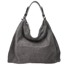 Jimmy Choo Gray Leather Shoulder Bag