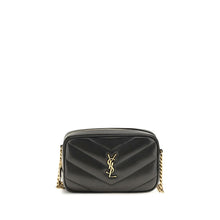 Saint Laurent Black Lamb Ovis Aries Aries Shoulder Bag