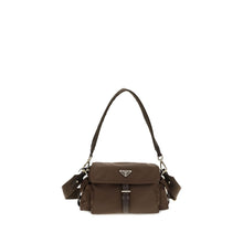 Prada Brown Recycled Polyamide Shoulder Bag