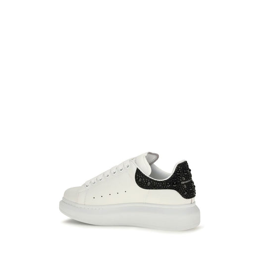 Alexander McQueen White Calf Leather Bos Taurus Chunky Sneakers
