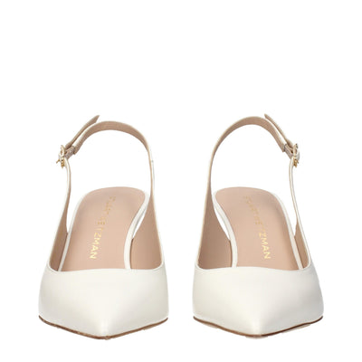 Stuart Weitzman Beige Leather High Heel Pumps