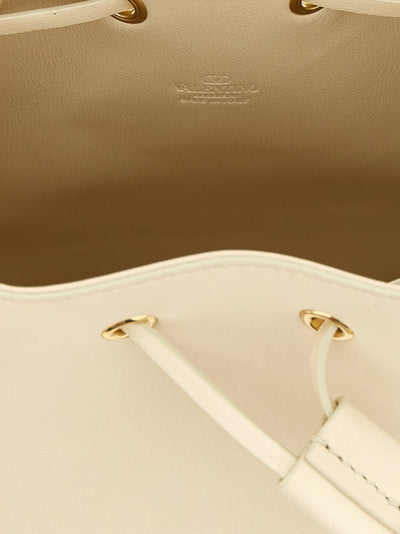 Valentino Garavani White Lamb Leather Crossbody Bag