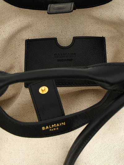 Balmain Bicolor Cotton Tote Bag
