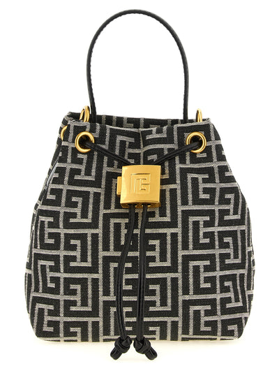 Balmain Bicolor Polyester Handbag