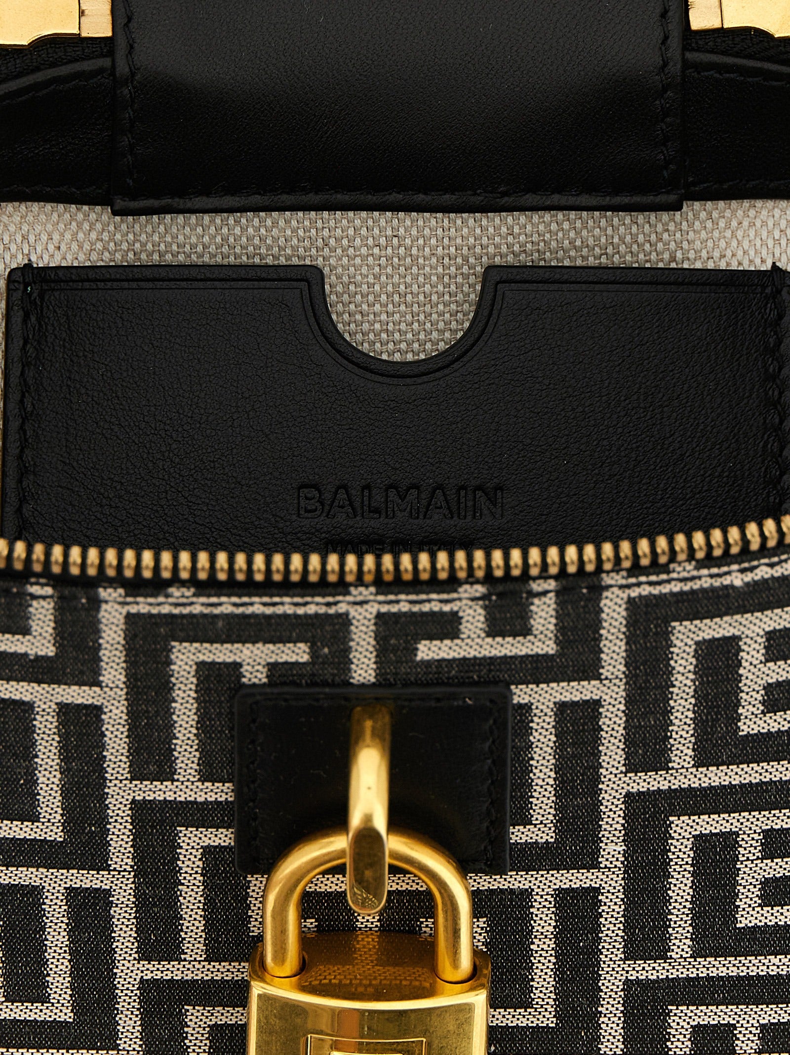 Balmain Bicolor Polyester Handbag