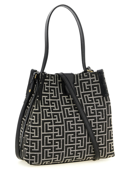Balmain Bicolor Cotton Shoulder Bag