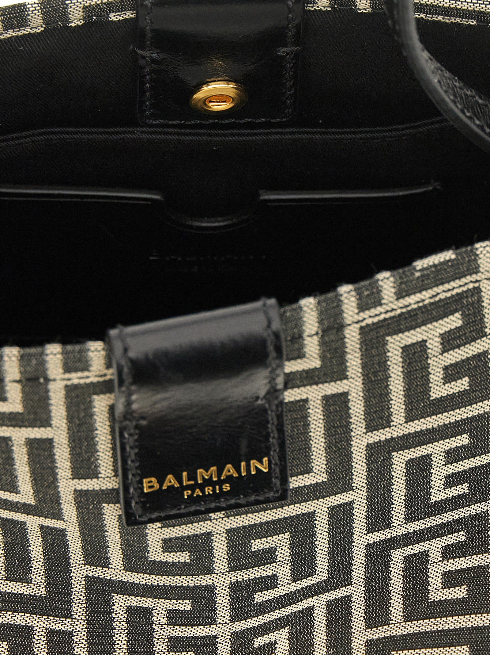 Balmain Bicolor Cotton Shoulder Bag