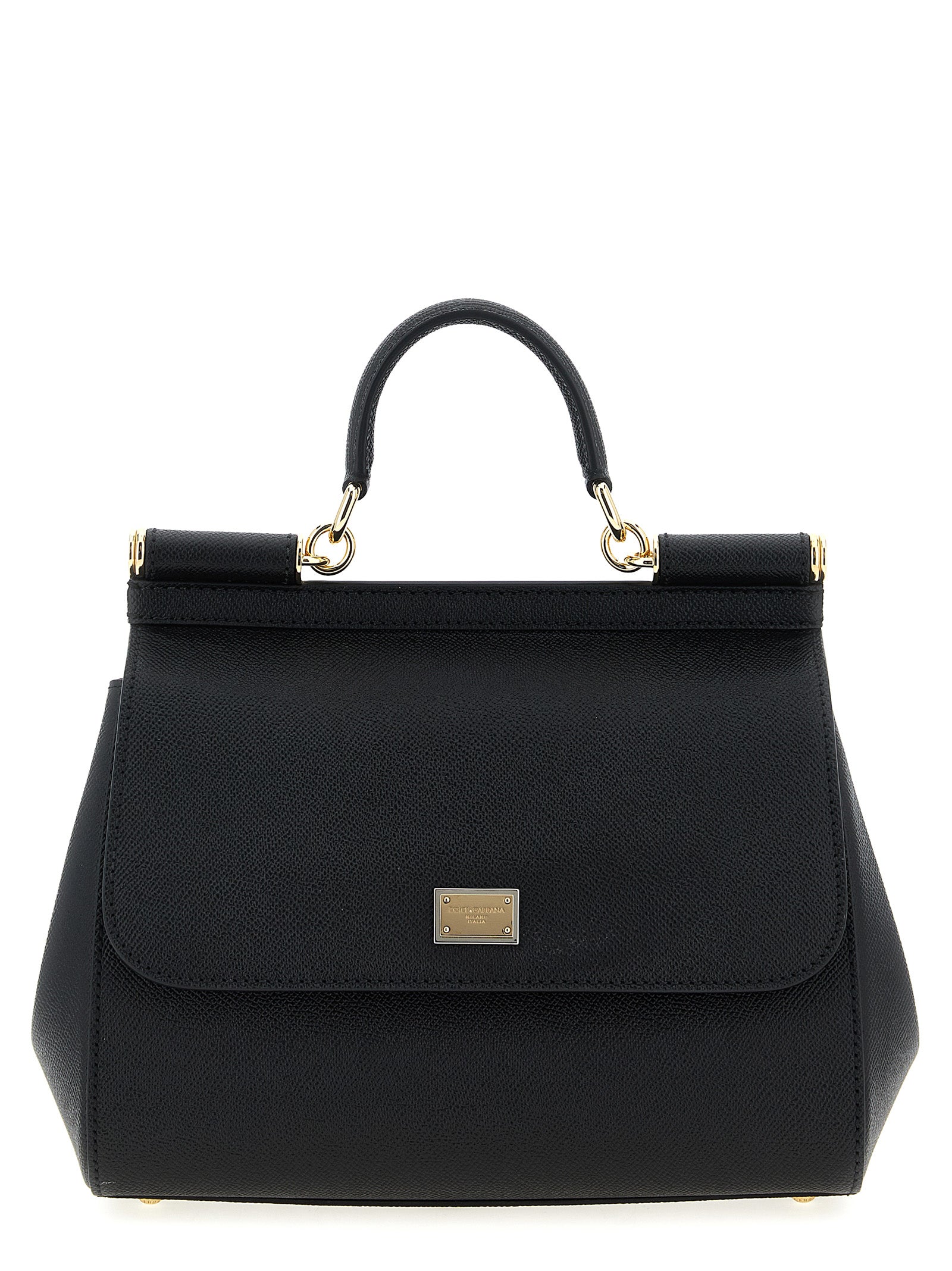 Dolce & Gabbana Black Calfskin Handbag