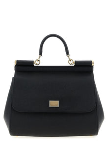 Dolce & Gabbana Black Calfskin Handbag