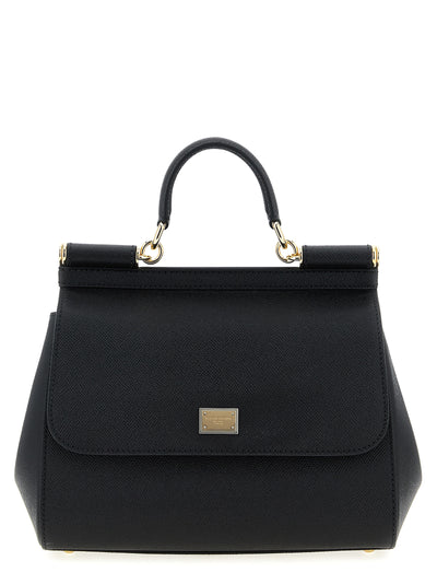 Dolce & Gabbana Black Calfskin Handbag
