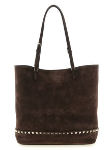 Valentino Garavani Brown Calfskin Shoulder Bag