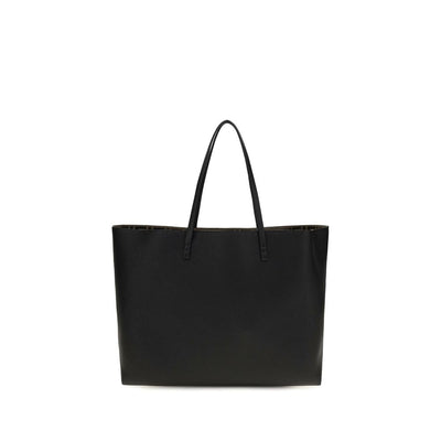 Fendi Black Calf Leather Bos Taurus Shoulder Bag