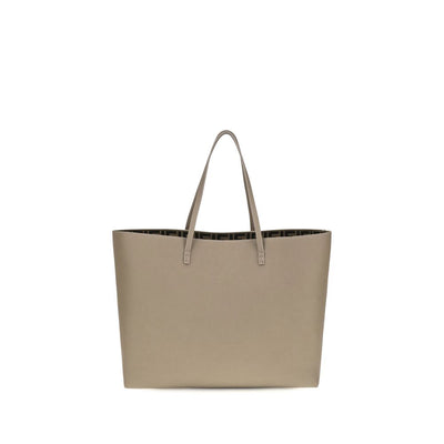 Fendi Beige Calf Leather Bos Taurus Shoulder Bag