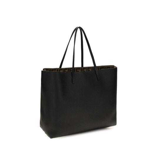 Fendi Black Calf Leather Bos Taurus Shoulder Bag