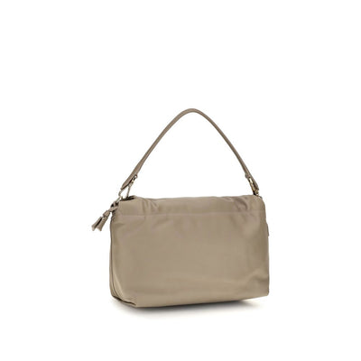 Fendi Beige Calf Leather Bos Taurus Shoulder Bag